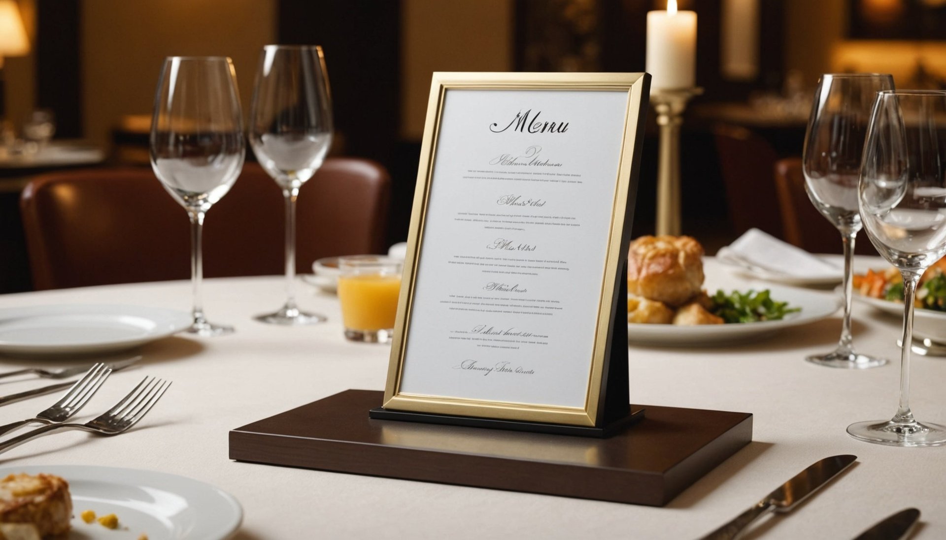 A5 porte menu : 10 idées élégantes pour sublimer votre restaurant - Iftouch